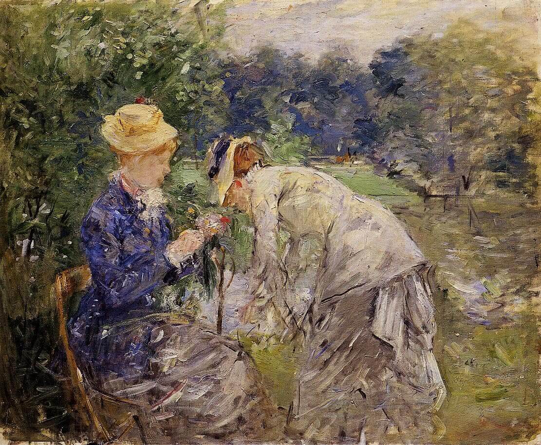 «En el bosque de Boulogne», de Berthe Morisot